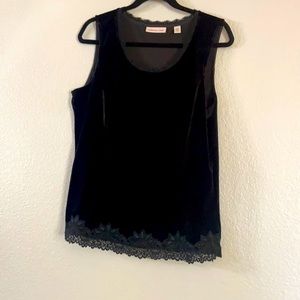Cute plain black tank top…. Good quality and good condition…